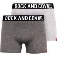 Herren Graue Boxershorts Doppelpack