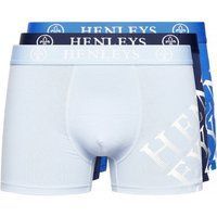 Henleys - "Tringles" Boxershorts für Herren(3er-Pack) (Bunt)