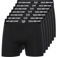 Duck and Cover - "Anvilli" Boxershorts für Herren(7er-Pack) (Schwarz)