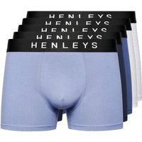 Henleys - "Inkset" Boxershorts für Herren(5er-Pack) (Bunt)