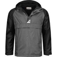 Fleecegefütterte Anorak-Windjacke