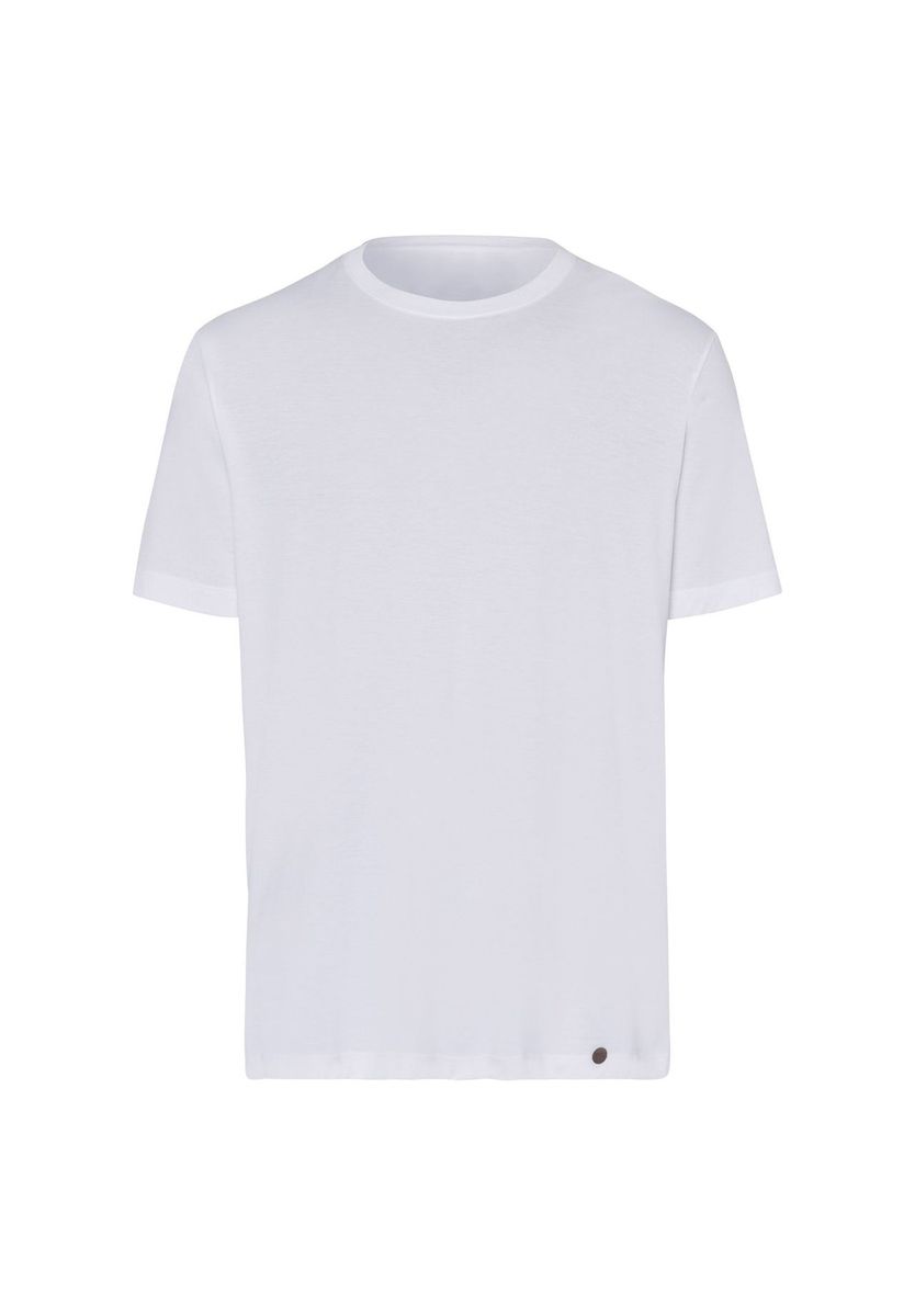 Klassisches weißes Kurzarm-T-Shirt