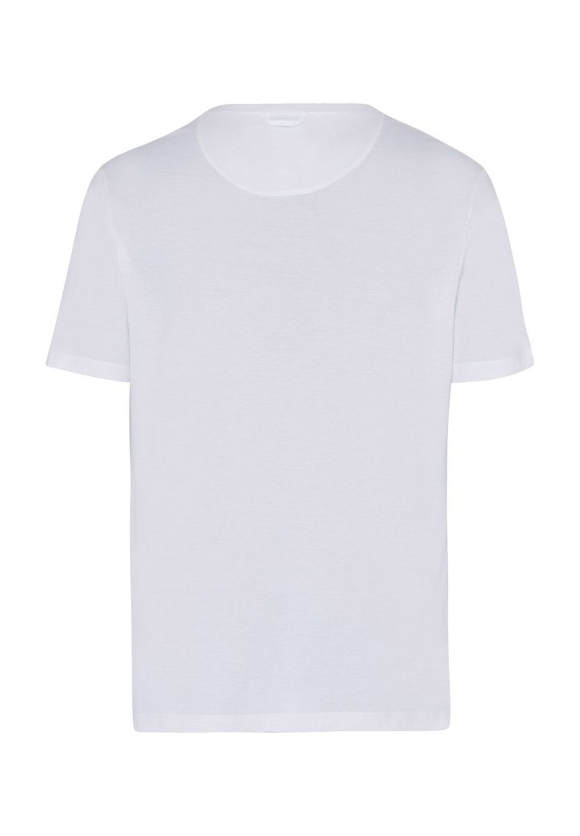 Klassisches weißes Kurzarm-T-Shirt