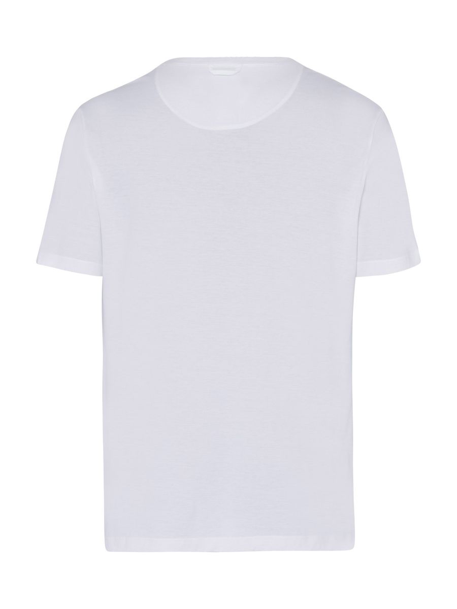 Klassisches weißes Kurzarm-T-Shirt