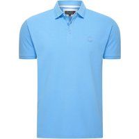 Herren Poloshirt, einfarbig, lässig