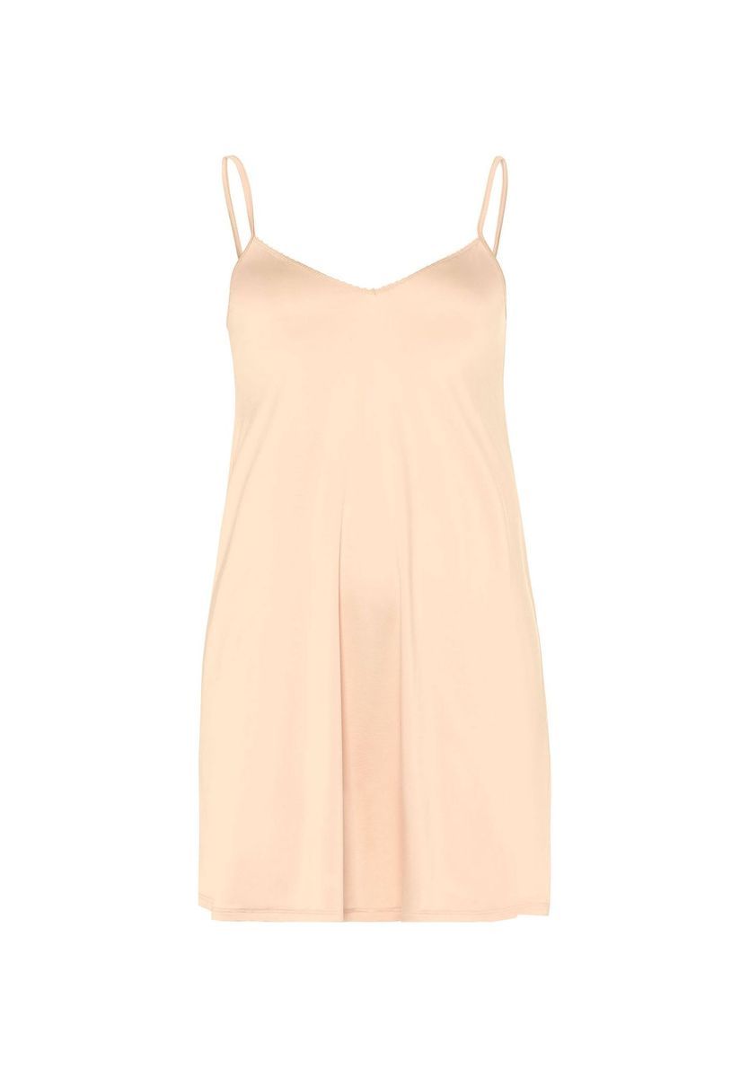 Elegantes beiges Viskose Unterkleid