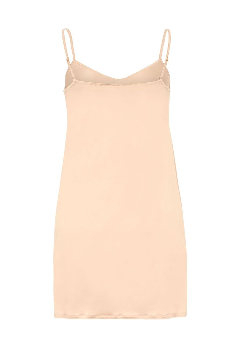 Elegantes beiges Viskose Unterkleid