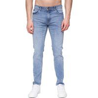 Herren Slim Fit Jeans mit heller Waschung
