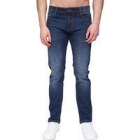Herren Slim-Fit Jeans mit dunkler Waschung