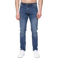 Herren Slim Fit Stone Wash Jeans
