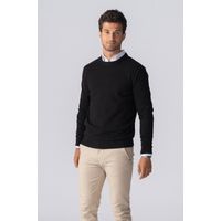 Klassischer Pullover mit Rundhalsausschnitt
