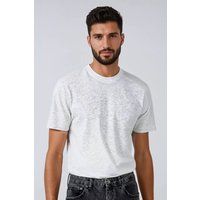 T-Shirt mit Rundhalsausschnitt und Tasche