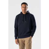 Klassischer Marineblauer Kapuzenpullover