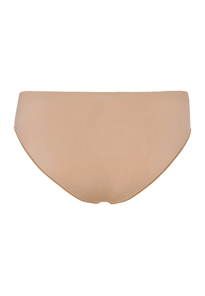 Nahtloser Microfaser-Slip mit hohem Beinausschnitt