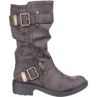 Rocket Dog Damen Kunstleder-Bikerstiefel Trumble (Braun)