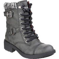 Rocket Dog Damen Bikerstiefel Thunder (Schwarz)