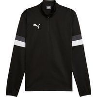 Puma - "TeamRISE" Oberteil mit kurzem Reißverschluss für Herren (Schwarz)