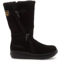 Rocket Dog - Damen Winterstiefel "Slope", Wildleder (Schwarz)