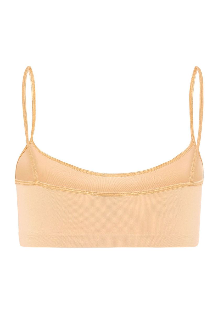 Nahtloses Mikrofaser-Bralette mit Spaghettiträgern
