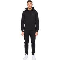 Herren Hoodie-Set in Uni-Farbe