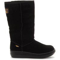 Rocket Dog - Damen Lange Stiefel "Sugardaddy", Leder (Schwarz)
