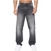 Herren Jeans mit entspannter Passform, Grau