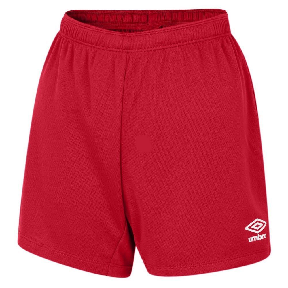 Damen Sportshorts, einfarbig rot
