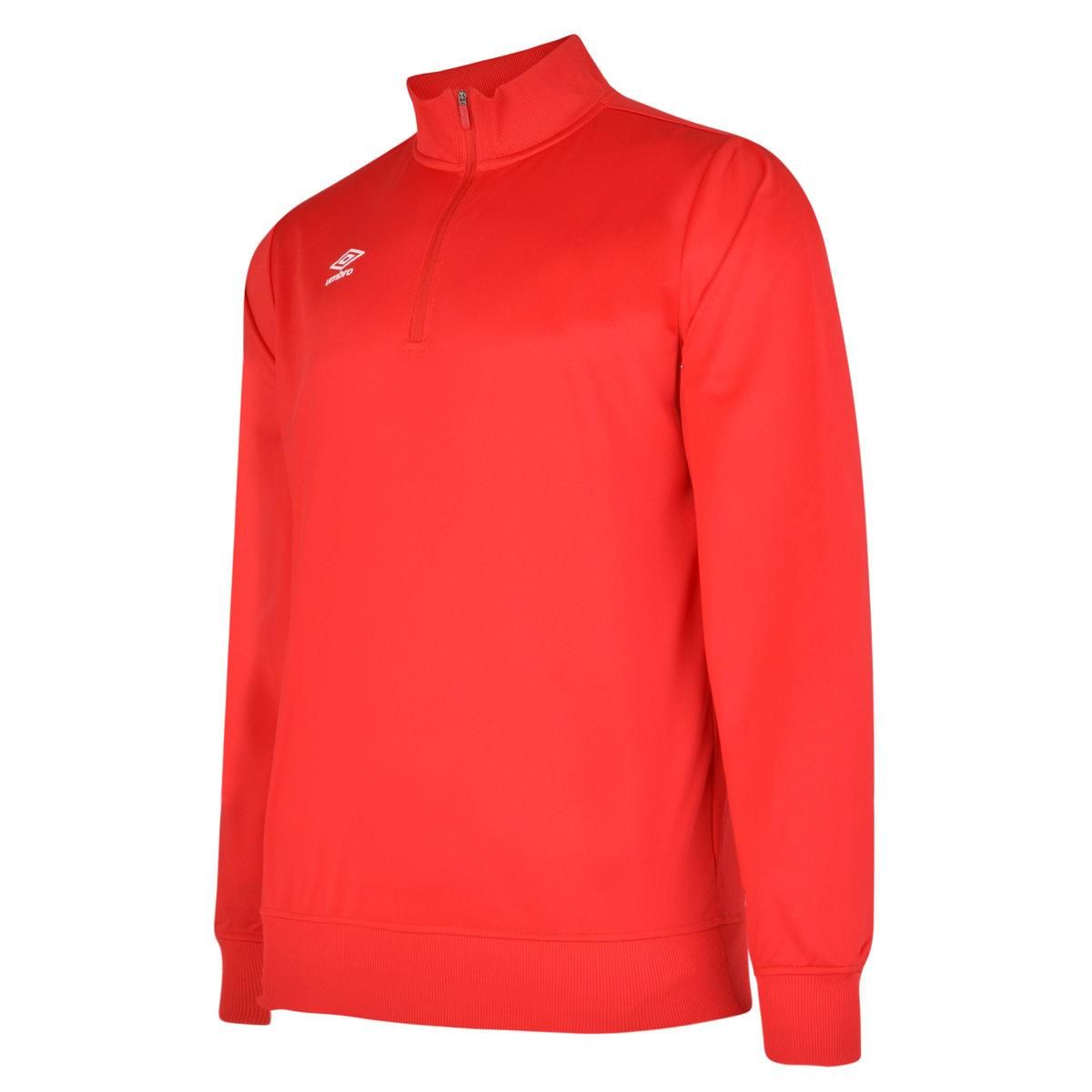 Herren Trainings Sweatshirt mit halbem Reißverschluss