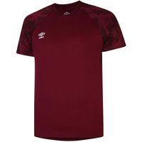 Herren Burgund Kurzarm Trikot