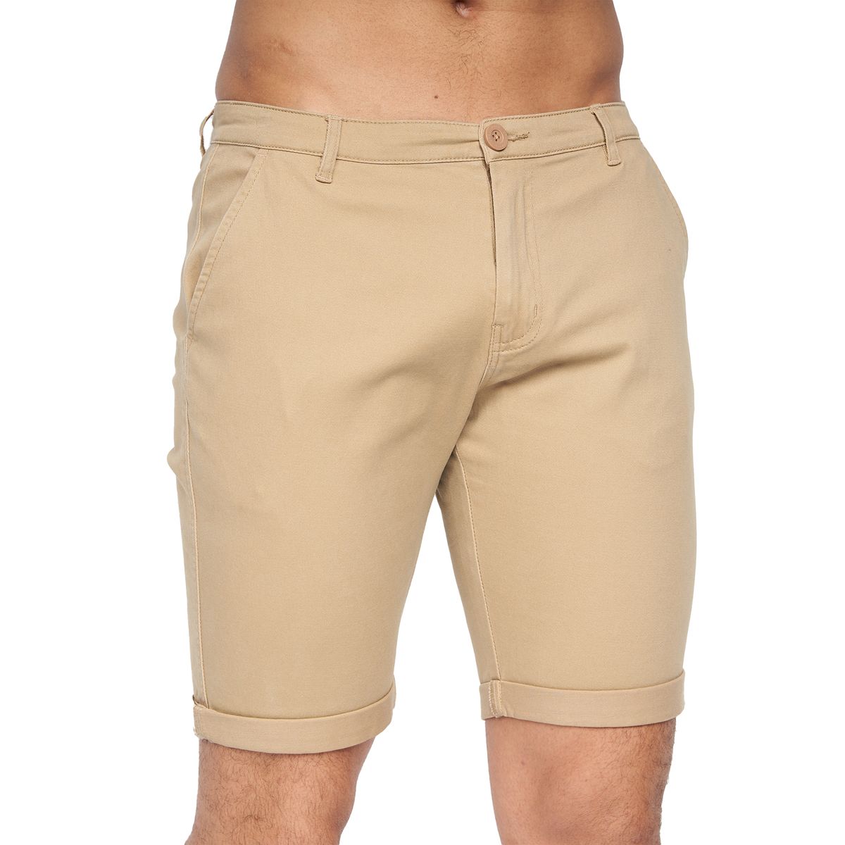 Crosshatch - "Sinwood" Shorts für Herren (Sand)