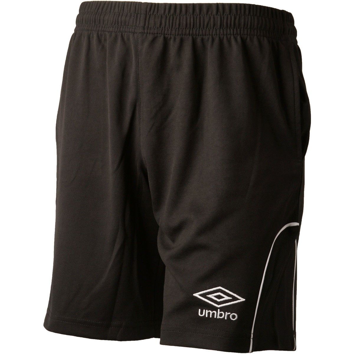 Schwarze Schiedsrichter Sportshorts für Herren