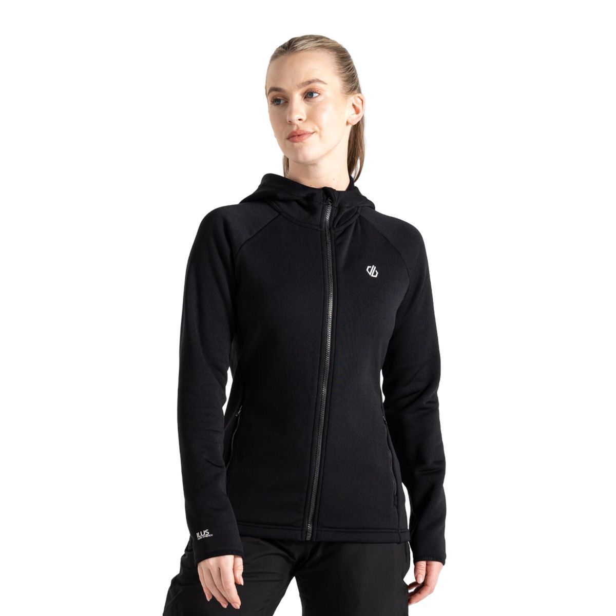 Midlayer-Kapuzenjacke für Damen aus Recyclingmaterial