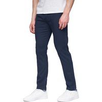 Herren Chino Hose mit geradem Bein, Marineblau