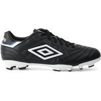 Schwarze Fußballschuhe in Lederoptik
