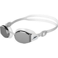 Speedo - "Mariner Pro" Schwimmbrille 2024 für Herren (Weiß/Grau)