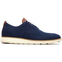 Moderner Oxford Brogue Strickschuh mit Stitch-Detail