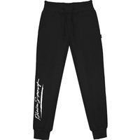 Schwarze Sport Jogginghose mit Logo