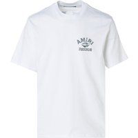 Weißes T-Shirt mit Amiri Records Logo