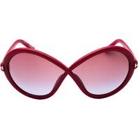 Statement Fuchsia Butterfly Sonnenbrille