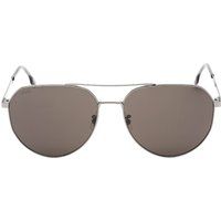 Aviator Sonnenbrille mit Ruthenium-Rahmen