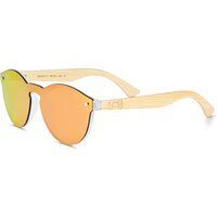 Randlose runde verspiegelte Sonnenbrille