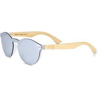 Randlose runde Spiegel Sonnenbrille