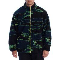 Sherpa Fleece Jacke mit Muster