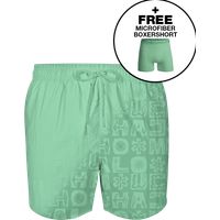 Herren Badehose mit Boxer-Schnitt