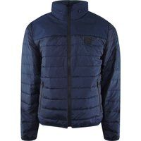 Marineblaue Gesteppte Pufferjacke