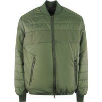 Gesteppte Bomberjacke Olivgrün