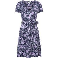Wickel-Midikleid mit Blumendruck