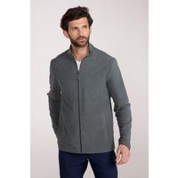 Herren Fleecejacke mit durchgehendem Reißverschluss