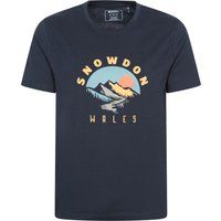 Mountain Warehouse - "Snowdon" T-Shirt für Herren kurzärmlig (Marineblau)