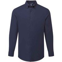 Premier - "Supreme" Formelles Hemd für Herren Langärmlig (Marineblau)